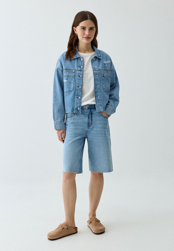 SELA Шорты джинсовые - фото 2