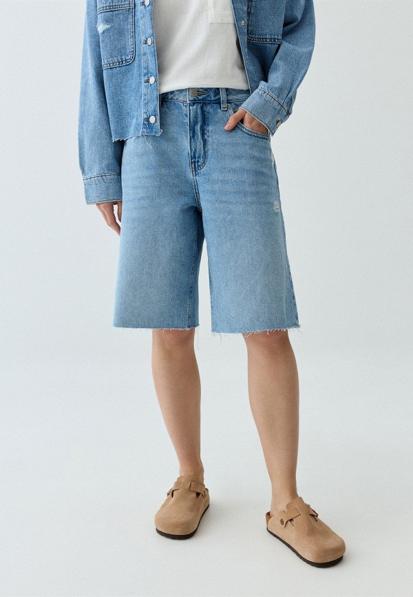 SELA Шорты джинсовые - фото 1