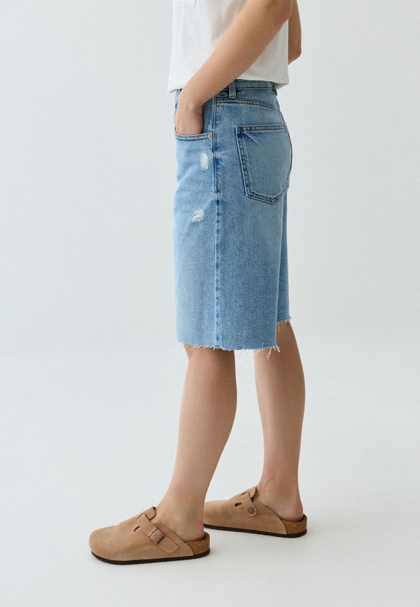 SELA Шорты джинсовые - фото 4