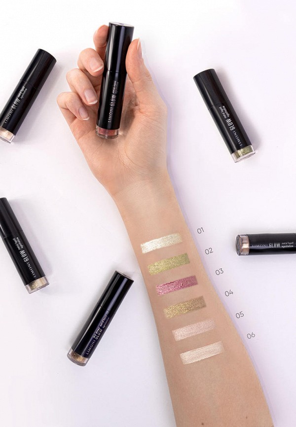 Limoni Жидкие тени для век - с металлизированным эффектом - фото 5