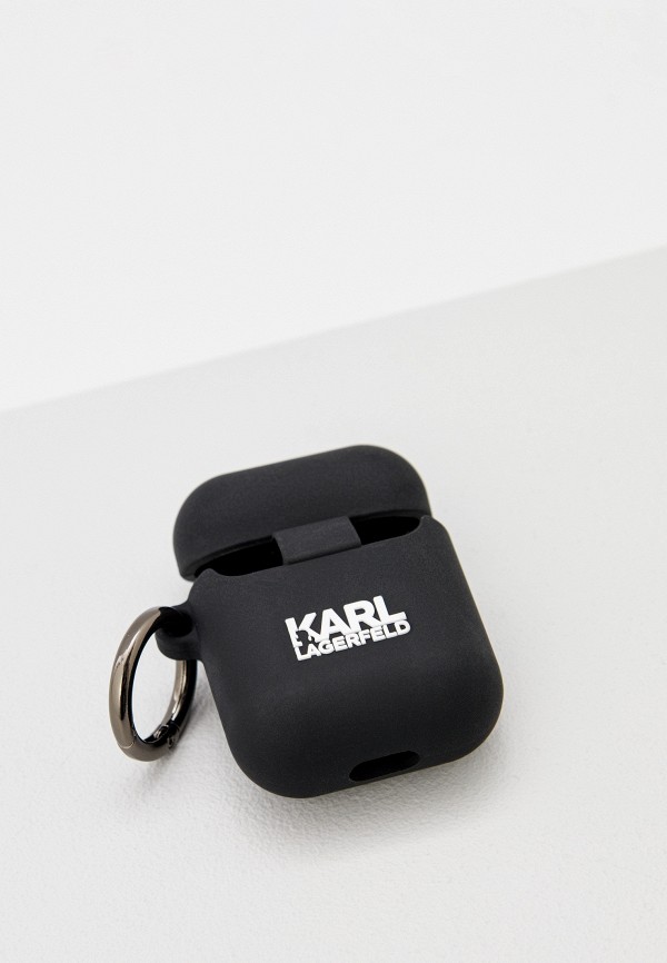 Karl Lagerfeld Чехол для наушников - Airpods 1/2 силиконовый Silicone - фото 2
