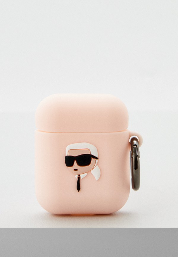 Karl Lagerfeld Чехол для наушников - Airpods 1/2 силиконовый Silicone - фото 1