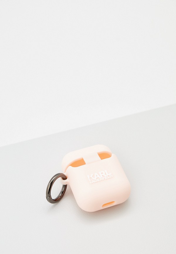 Karl Lagerfeld Чехол для наушников - Airpods 1/2 силиконовый Silicone - фото 2