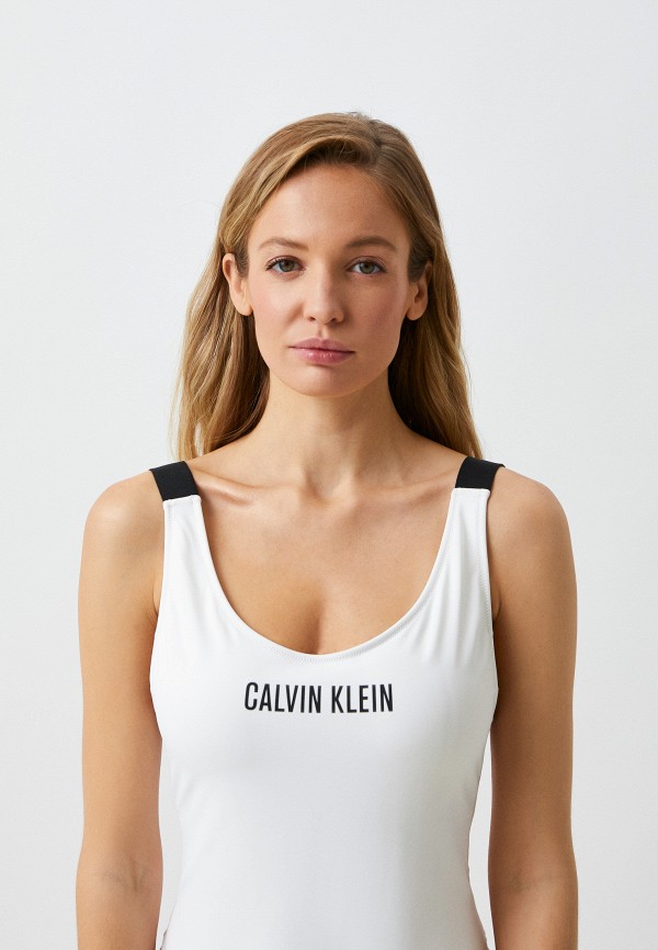 Купальник Calvin Klein, цвет: белый, MP002XW0JELM — купить в интернет ...