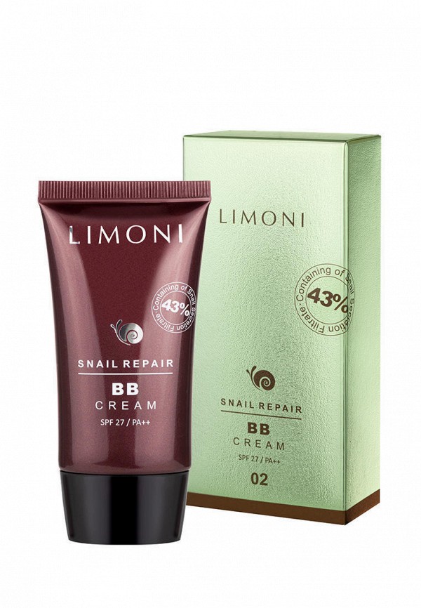 Limoni BB-Крем для лица - тональный  солнцезащитный SPF 27, тон 2, бежевый, 50 мл - фото 2