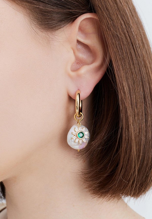 Ginadreams Серьги - Я – моё солнце, Я же – моя луна Gold - фото 3