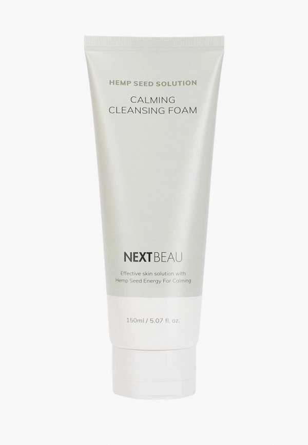 Nextbeau Пенка для умывания - Успокаивающая очищающая с маслом семян конопли, 150 мл - фото 1