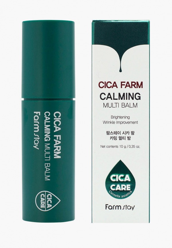Farmstay Бальзам-стик для лица - успокаивающий мультифункциональный, с центеллой азиатской - фото 1