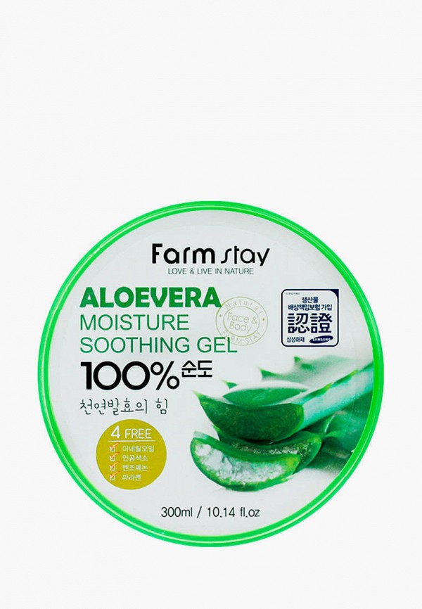 Farmstay Гель для тела - многофункциональный, увлажняющий, успокаивающий с экстрактом алоэ вера, 300 мл - фото 1