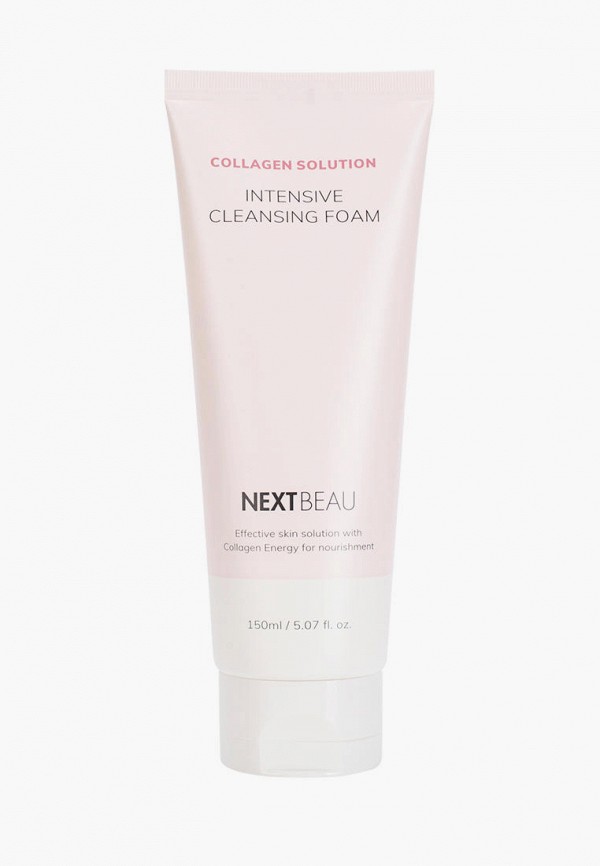 Nextbeau Пенка для умывания - Омолаживающая очищающая с гидролизованным коллагеном, 150 мл - фото 1