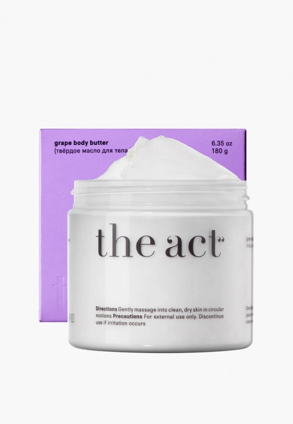 The Act Масло для тела - твердое, виноград 180 мл - фото 1