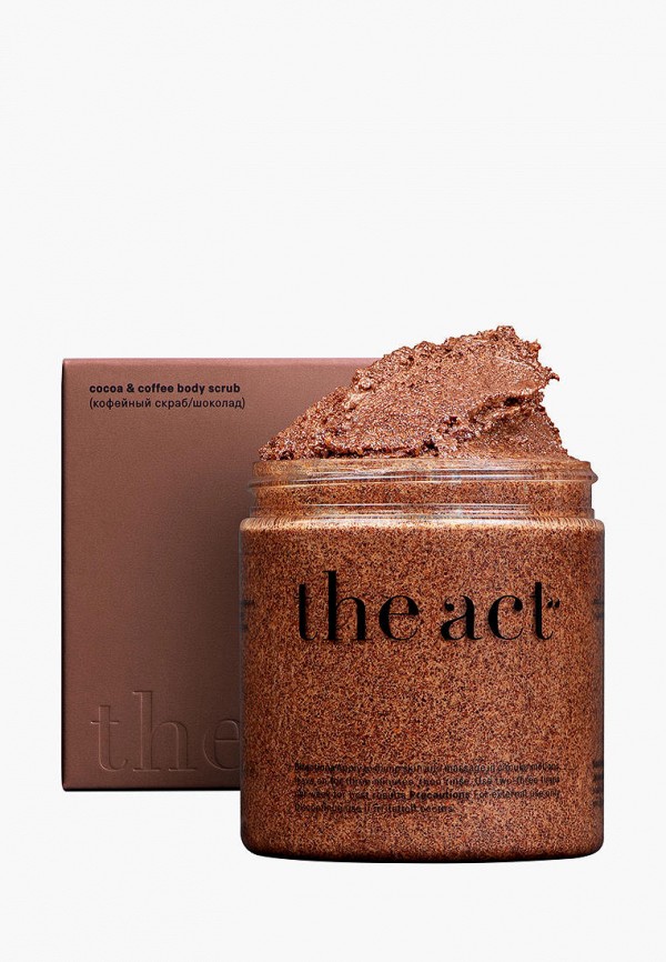Скраб для тела The Act кофе/шоколад, 250 г, цвет: коричневый ...