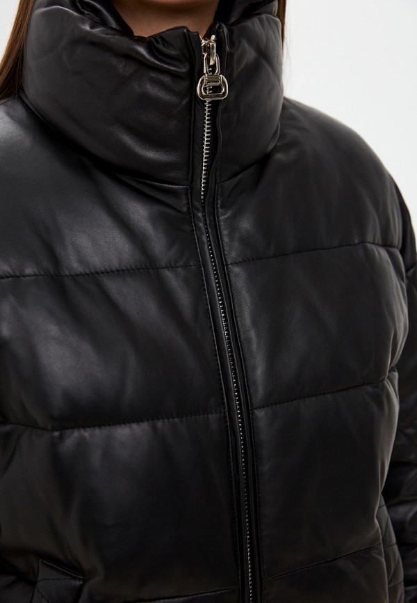 Снежная Королева Куртка кожаная утепленная - фото 5