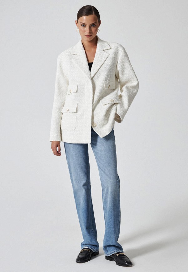 Charuel Жакет - STRAIGHT CUT TWEED JACKET - фото 2