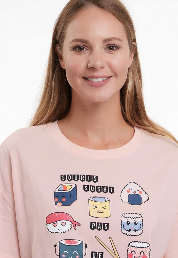 Пижама oodji, цвет: розовый, MP002XW0KRAV — купить в интернет-магазине ...