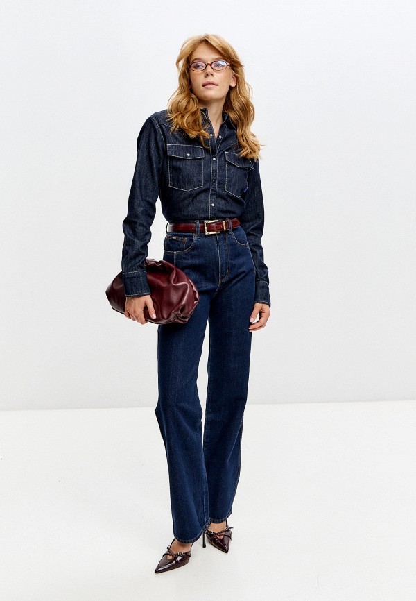 BLCV Джинсы - Riga Moms Straight Indigo Blue - фото 2