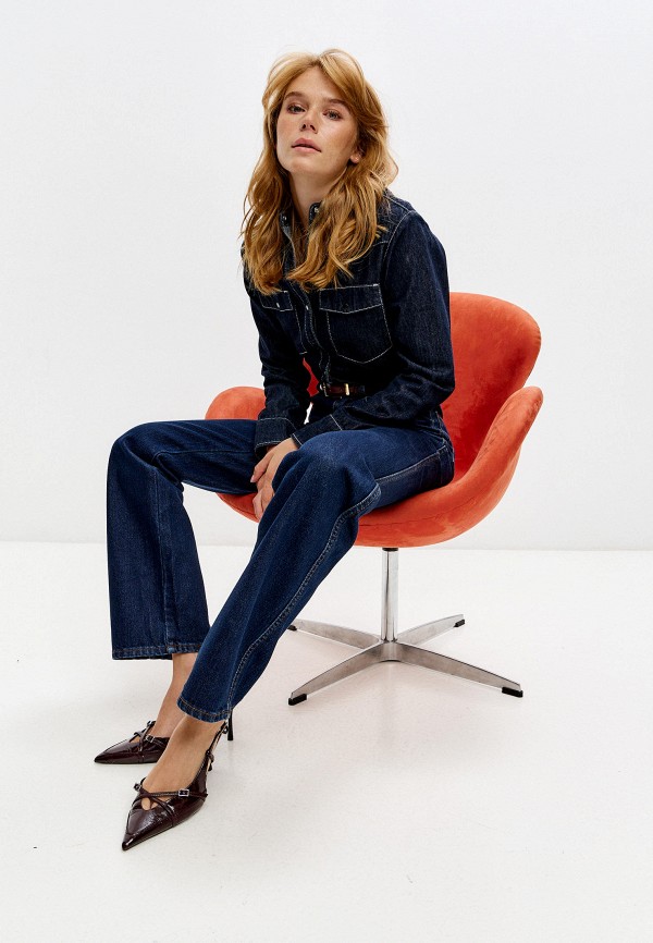 BLCV Джинсы - Riga Moms Straight Indigo Blue - фото 5