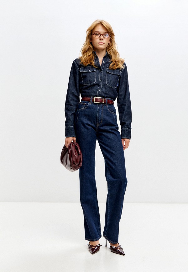 BLCV Джинсы - Riga Moms Straight Indigo Blue - фото 6