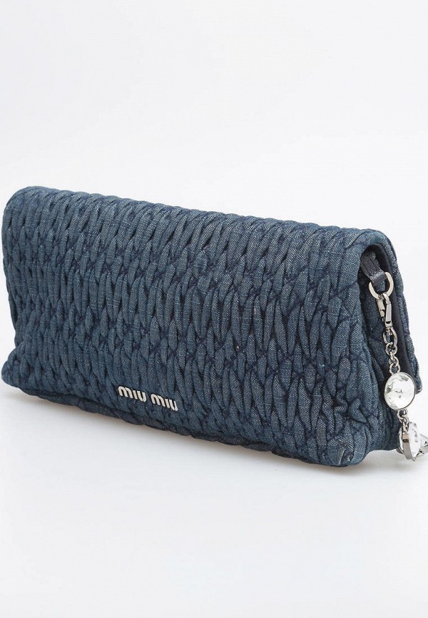 Miu Miu Resale Сумка - CRYSTAL DENIM SHOULDER BAG - фото 3