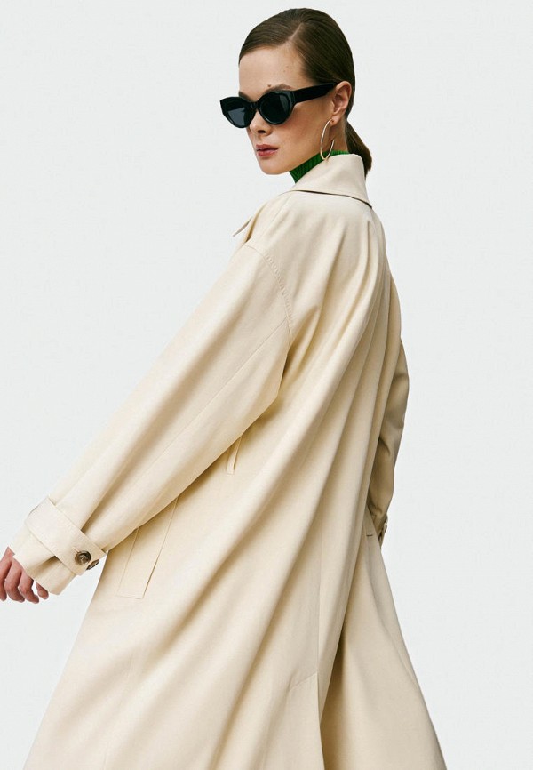 Charuel Плащ - SINGLE BREASTED OVERSIZE TRENCHCOAT - фото 5