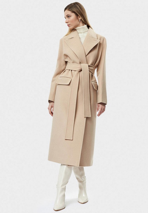 Charuel Пальто - LONG STRAIGHT WOOL COAT - фото 1