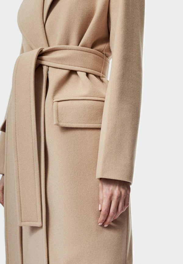 Charuel Пальто - LONG STRAIGHT WOOL COAT - фото 4
