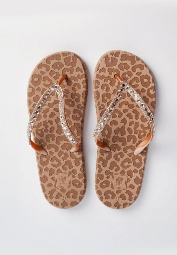 Evars Сланцы - SAFARI Cheetah Strass - фото 3