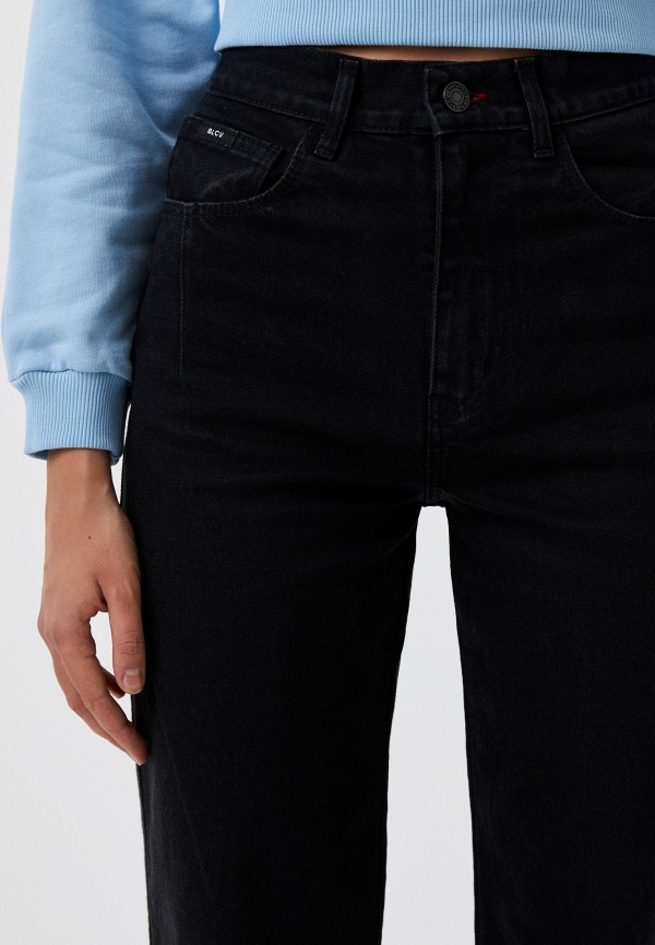 BLCV Джинсы - Riga Moms Straight Stretch Black - фото 4