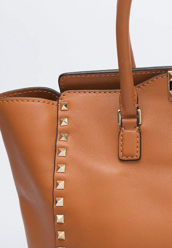 Сумка Valentino Resale ROCKSTUD TOTЕ, цвет коричневый, MP002XW0L7K2