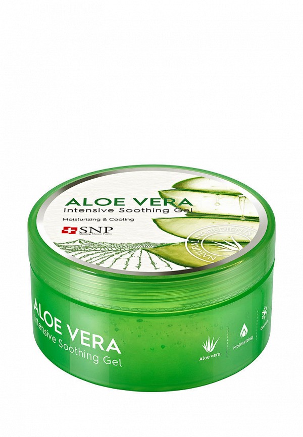 Гель для лица SNP Aloe Vera Gel алоэ вера смягчающий увлажняющий ...