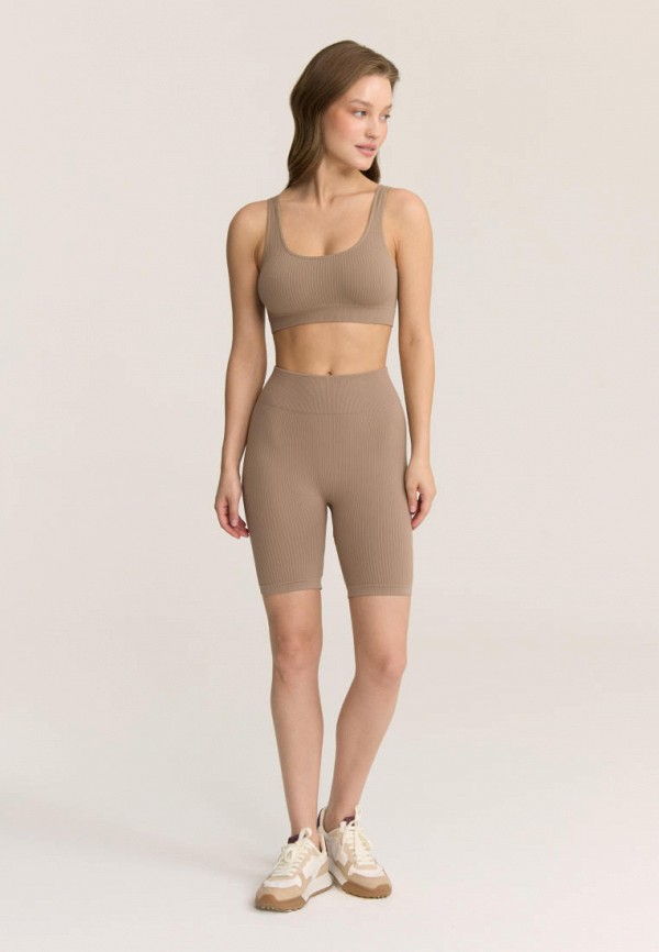 Oxbay Велосипедки - бесшовные укороченные в рубчик - фото 2