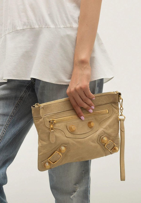 Клатч Balenciaga Resale CITY CLUTCH, цвет бежевый, MP002XW0LCJZ