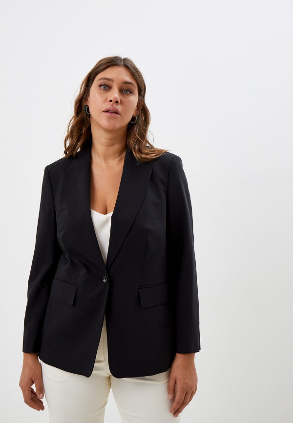 Жакет Charuel SINGLE BREASTED JACKET WITH RELIEFS, цвет: черный ...