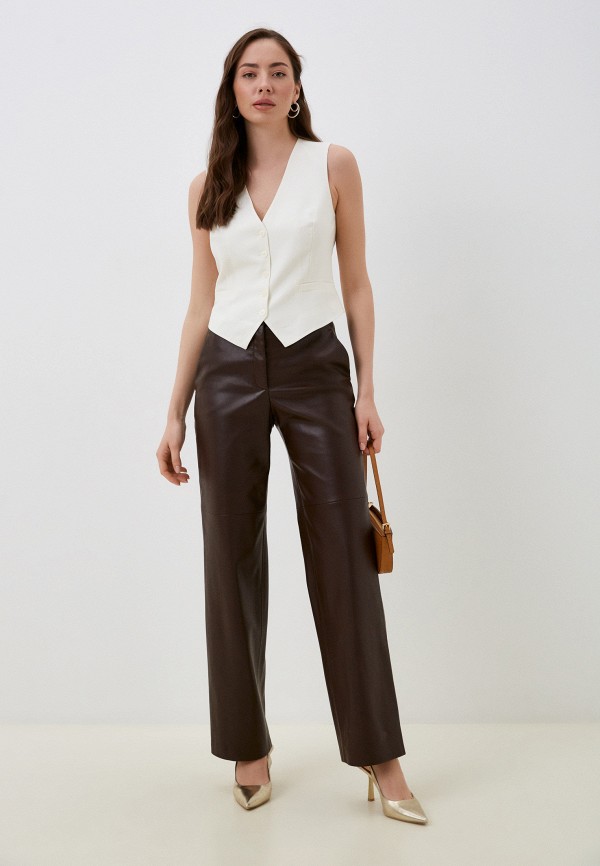 Charuel Брюки - WIDE PANTS IN ECO LEATHER - фото 2
