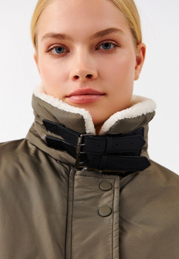 Куртка утепленная Befree, цвет: хаки, MP002XW0LMBE — купить в интернет ...