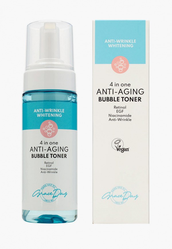 Grace Day Тонер для лица - антивозрастной пузырьковый с омолаживающим комплексом, 150 мл - фото 1