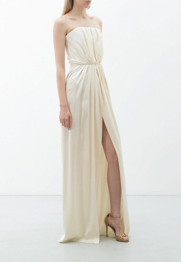 Платье Yves Saint Laurent Resale, цвет бежевый, MP002XW0MF3M — купить