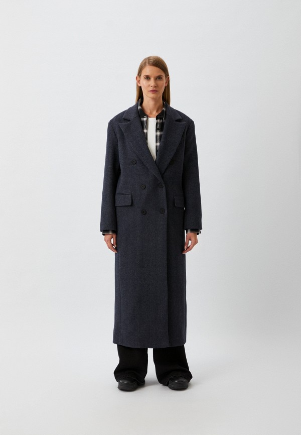 BLCV Пальто двубортное - Chail Grey - фото 1