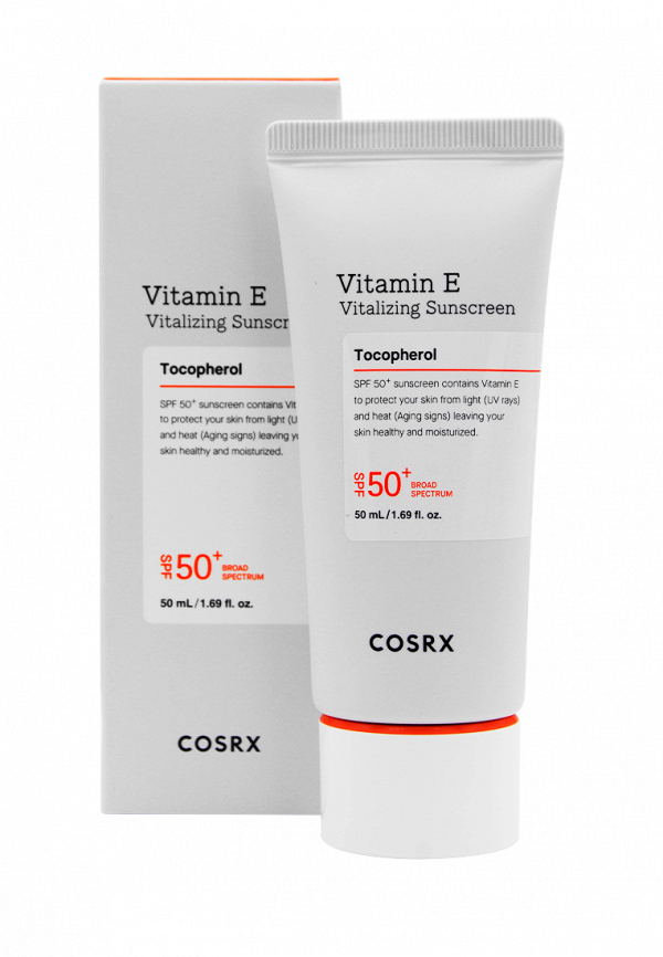 Крем солнцезащитный Cosrx Vitamin E Vitalizing Sunscreen SPF50+ с ...