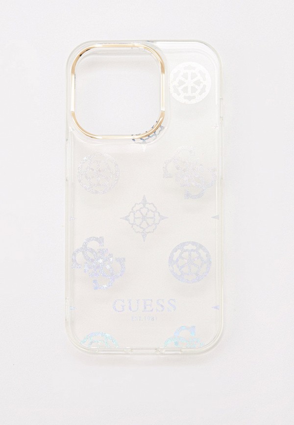 Guess Чехол для iPhone - 14 Pro, с принтом IML Design - фото 1