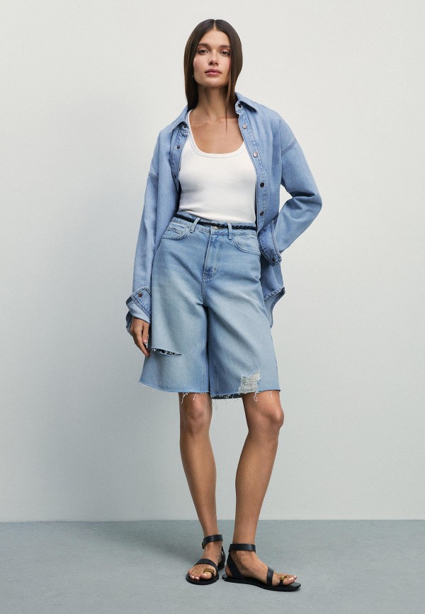 Zarina Шорты джинсовые - фото 2