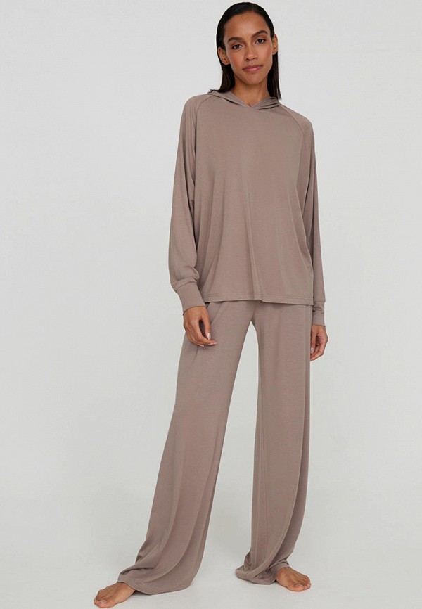 belle you Лонгслив домашний - Бамбук - фото 2