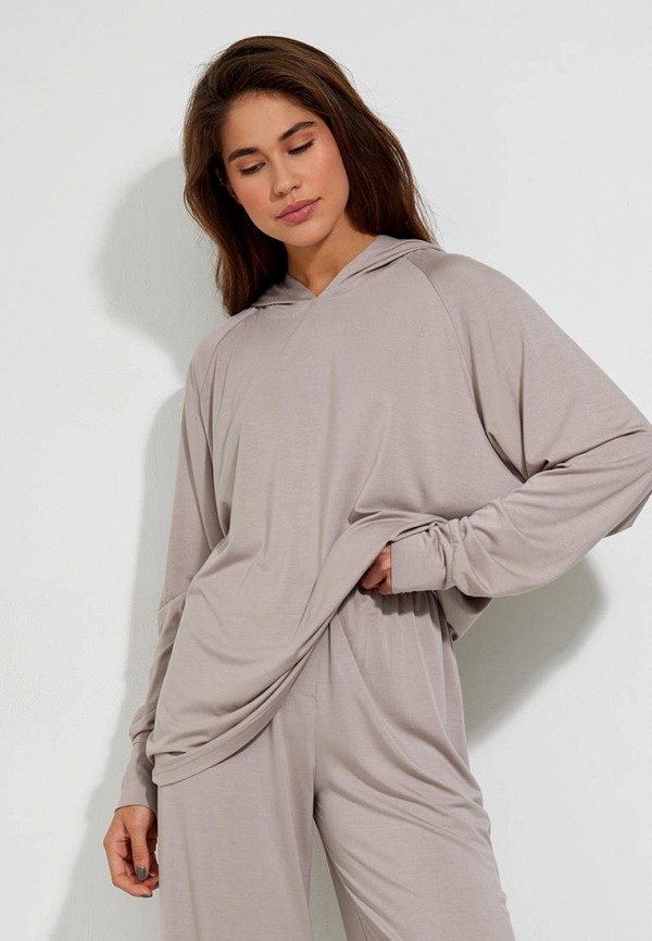 belle you Лонгслив домашний - Бамбук - фото 5