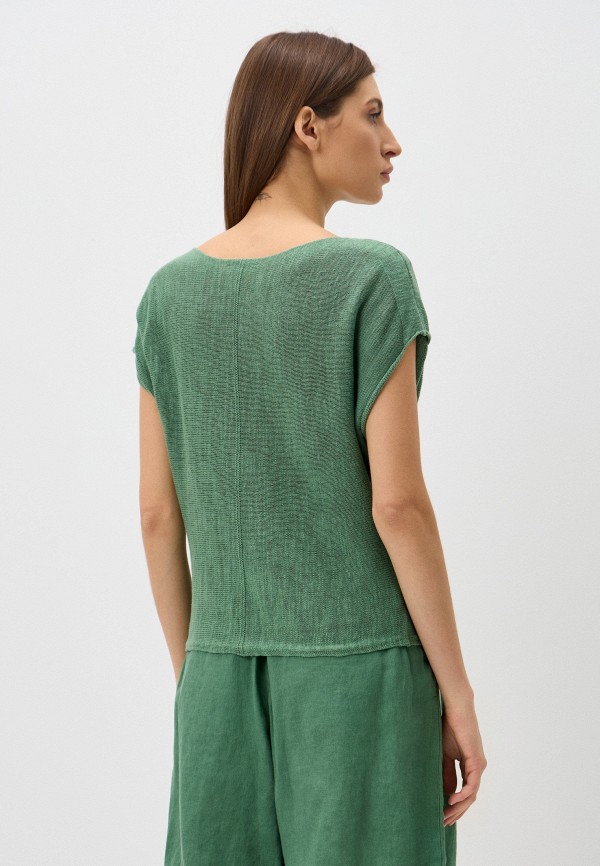 Джемпер United Colors of Benetton LINEN COLLECTION, цвет: зеленый ...