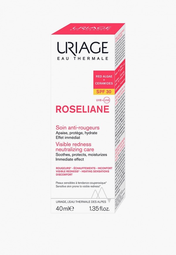 Uriage Крем для лица - Розельян  против покраснений spf30 - фото 2
