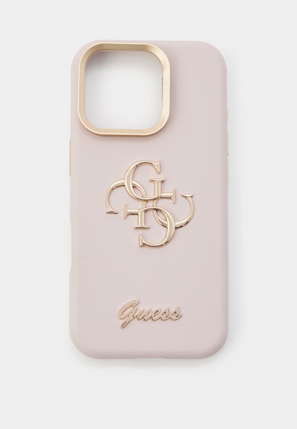 Guess Чехол для iPhone - 16 Pro, из экокожи PU leather, с функцией подставки Stand - фото 1