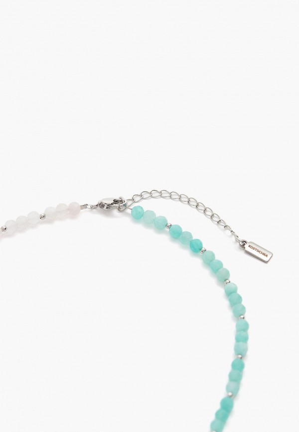 Kostochka Чокер - с амазонитом и розовым кварцем Lamoda Online Exclusive - фото 4