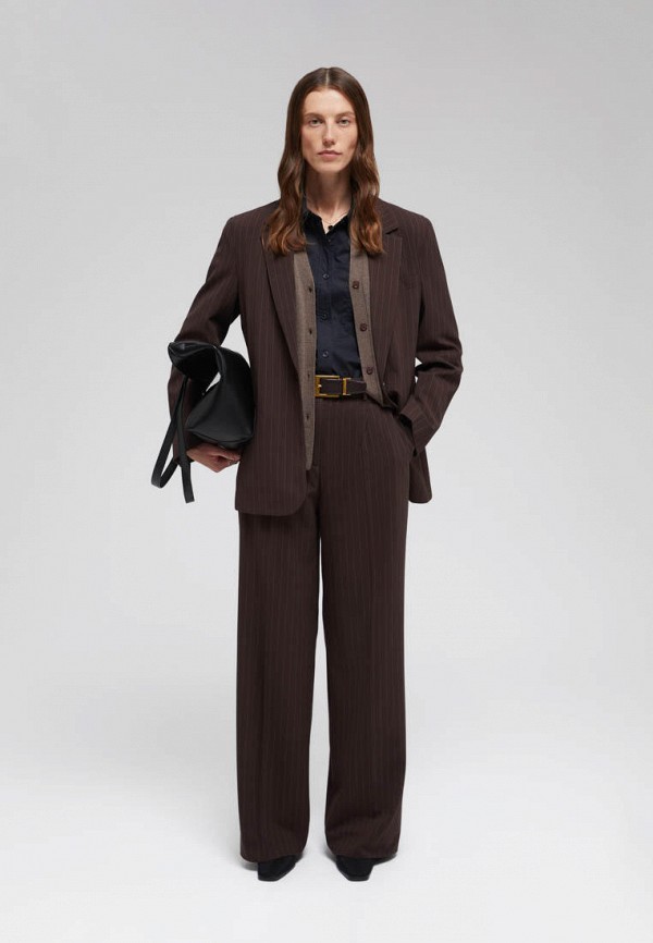 Finn Flare Жакет - однобортный в полоску - фото 2