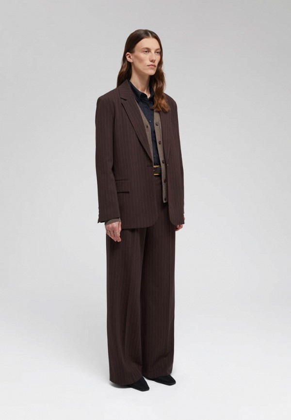 Finn Flare Жакет - однобортный в полоску - фото 6