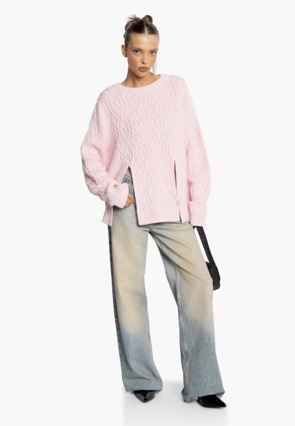 You Wanna Джемпер - фактурный с разрезами - фото 2